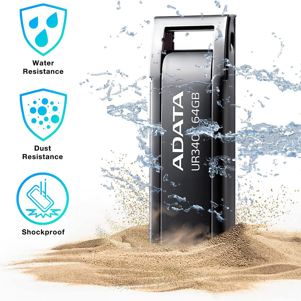 Stick Memorie Adata AROY-UR340-32GBK, 32GB, USB 3.2, Negru