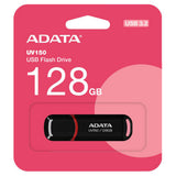 Stick de Memorie Adata AUV150-128G-RBK, USB 3.2, 128GB, Negru
