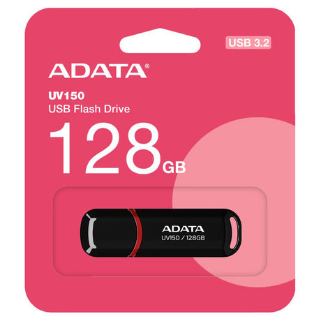 Adata AUV150-128G-RBK pendrive 128 GB, fekete