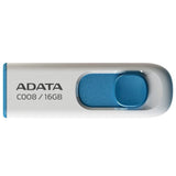 Stick de Memorie Adata AC008-16G-RWE, USB 2.0, 16GB, Alb