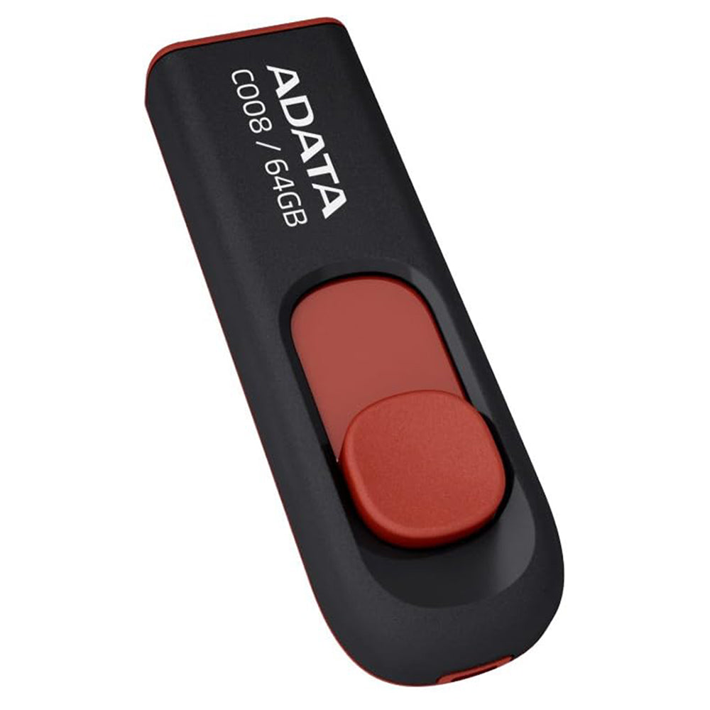 Stick de Memorie Adata AC008-64G-RKD, USB 2.0, 64GB, Negru