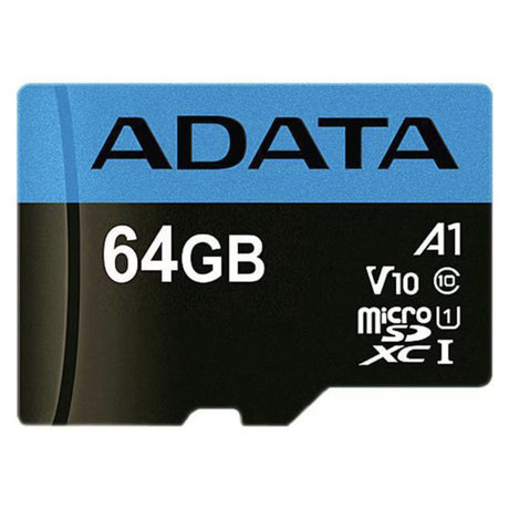 Adata MicroSDXC 64 GB memóriakártya, fekete