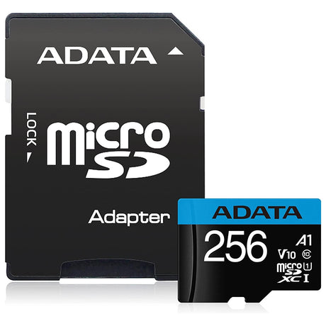 Adata MicroSDXC 256 GB memóriakártya, fekete