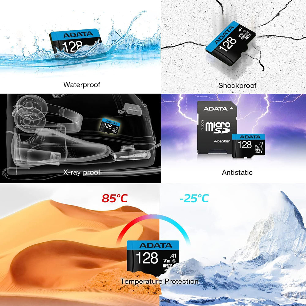 Card de memorie Adata MicroSDXC 256GB, Class 10, UHS-I, Negru