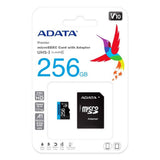 Card de memorie Adata MicroSDXC 256GB, Class 10, UHS-I, Negru