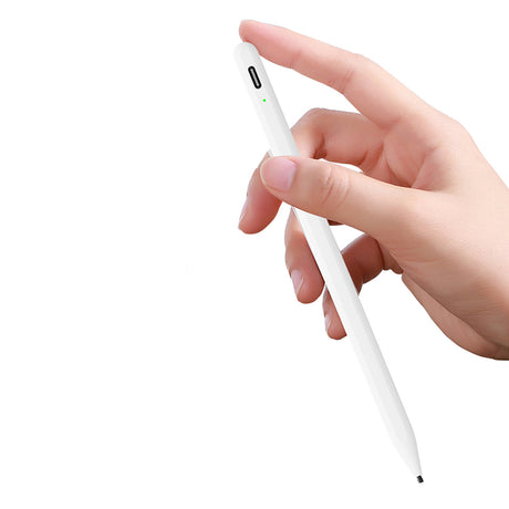 Stylus Techsuit Stylus Pen (A580S), for iPad, Bluetooth, Type-C, 130mAh, 5V, Palm Rejection, Microsoft Nib, Mute Writing, Alb