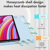 Husa de protectie tableta Techsuit Flex Trifold (with Pencil Holder) compatibil cu Xiaomi Redmi Pad Pro / Redmi Pad Pro 5G / Poco Pad, Albastru Inchis