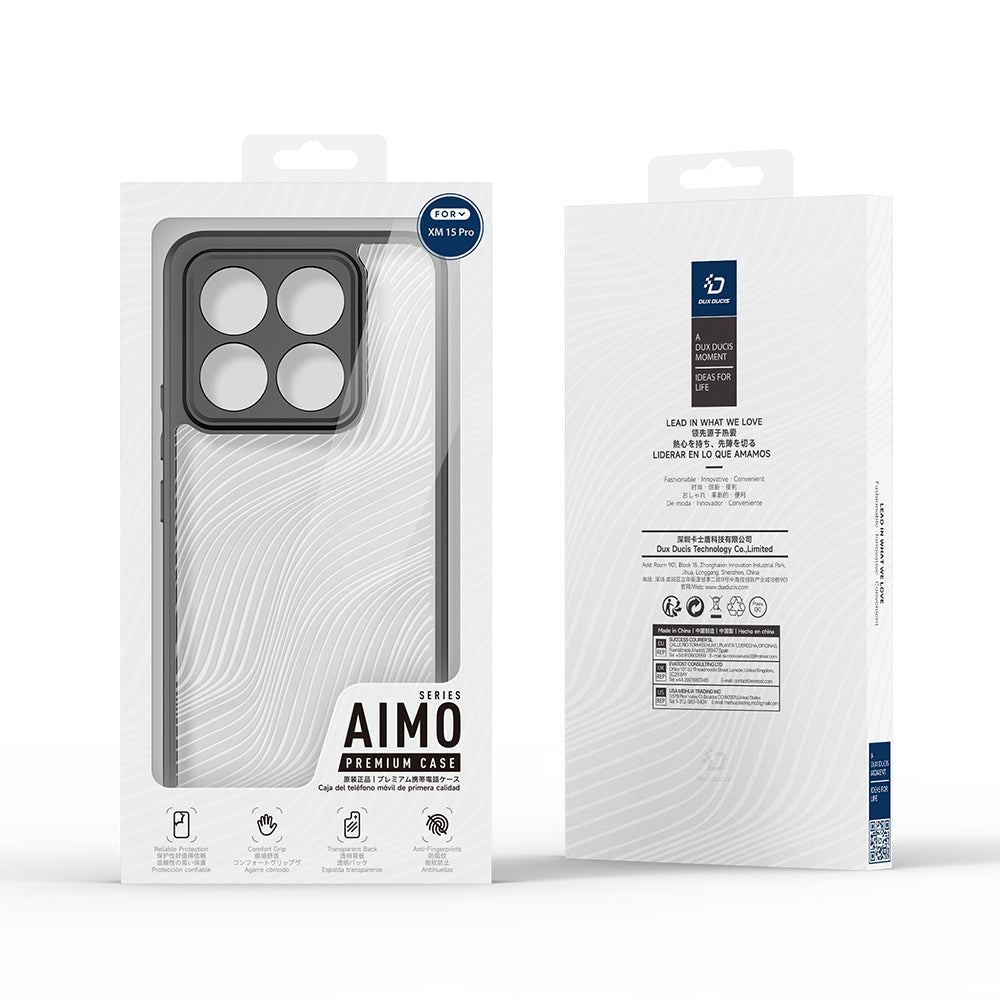 Husa de protectie Dux Ducis Aimo Series compatibil cu Xiaomi 15 Pro, Negru