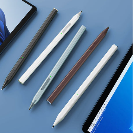Stylus Techsuit Stylus Pen (C581-C), Microsoft Surface, Type-C, Palm Rejection, Tilt Sensitivity, Side Adsorption, 90mAh, Negru