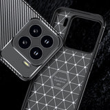 Husa de protectie Techsuit CarbonFiber compatibil cu Xiaomi 15 Pro, Negru