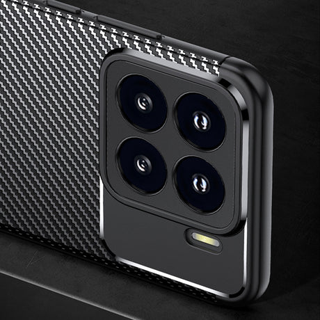 Husa de protectie Techsuit CarbonFiber compatibil cu Xiaomi 15 Pro, Negru