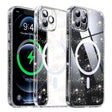 Husa de protectie Techsuit SparkleSkin MagSafe Series compatibil cu iPhone 12 Pro, Transparent