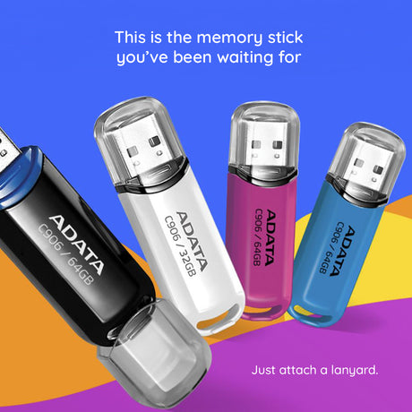 Stick de Memorie Adata AC906 64GB USB 2.0 Negru
