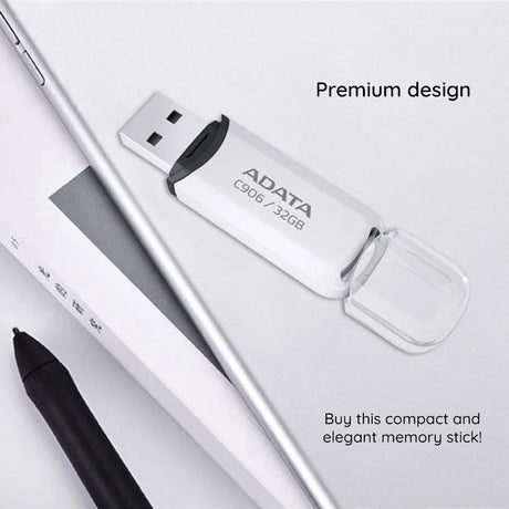 Stick de Memorie Adata AC906 (AC906-32G-RBK), USB 2.0, 32GB, Negru