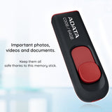 Stick de Memorie Adata AC008-16G-RWE, USB 2.0, 16GB, Alb