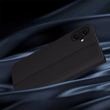 Husa de protectie Techsuit Magskin Book compatibil cu Samsung Galaxy A06, Negru