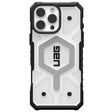 Husa de protectie UAG Pathfinder Clear MagSafe compatibil cu iPhone 16 Pro, Ice / Argintiu