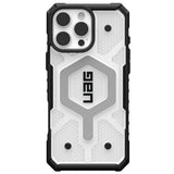 Husa de protectie UAG Pathfinder Clear MagSafe compatibil cu iPhone 16 Pro Max, Ice / Argintiu