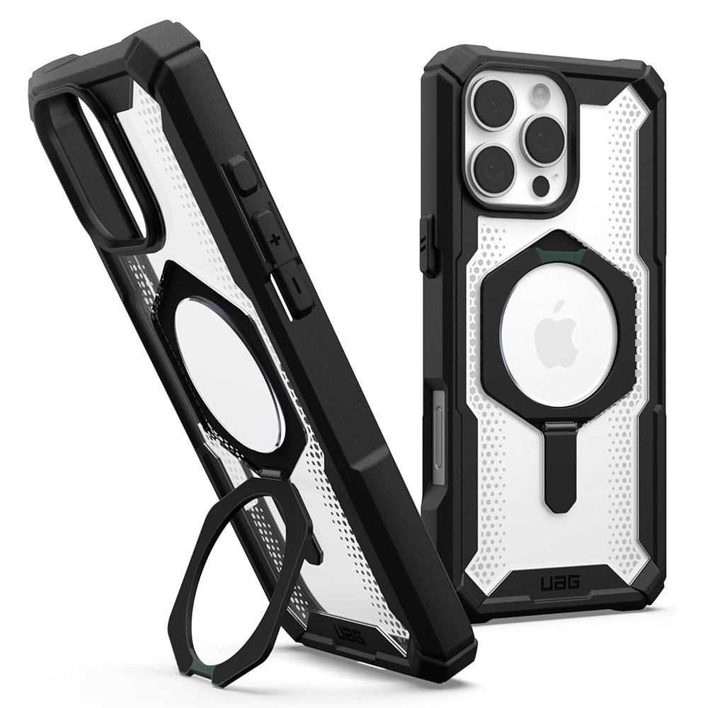 Husa de protectie UAG Plasma XTE MagSafe compatibil cu iPhone 16 Pro Max, Negru Clear