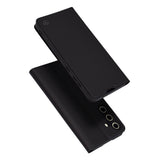 Husa de protectie Techsuit Magskin Book compatibil cu Samsung Galaxy S24 FE, Negru