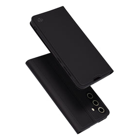 Husa de protectie Techsuit Magskin Book compatibil cu Samsung Galaxy S24 FE, Negru