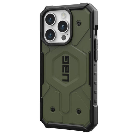 Husa de protectie UAG Pathfinder MagSafe compatibil cu iPhone 15 Pro, Oliv Drab