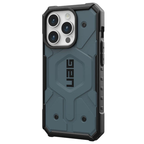 Husa de protectie UAG Pathfinder MagSafe compatibil cu iPhone 15 Pro, Cloud Blue