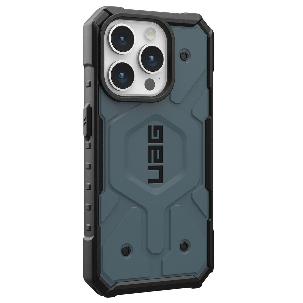 Husa de protectie UAG Pathfinder MagSafe compatibil cu iPhone 15 Pro, Cloud Blue