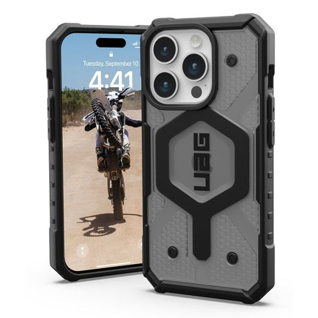 Husa de protectie UAG Pathfinder MagSafe compatibil cu iPhone 15 Pro, Ash