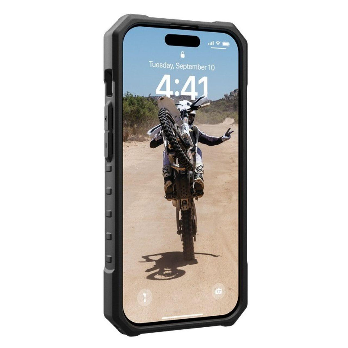 Husa de protectie UAG Pathfinder MagSafe compatibil cu iPhone 15 Pro, Ash
