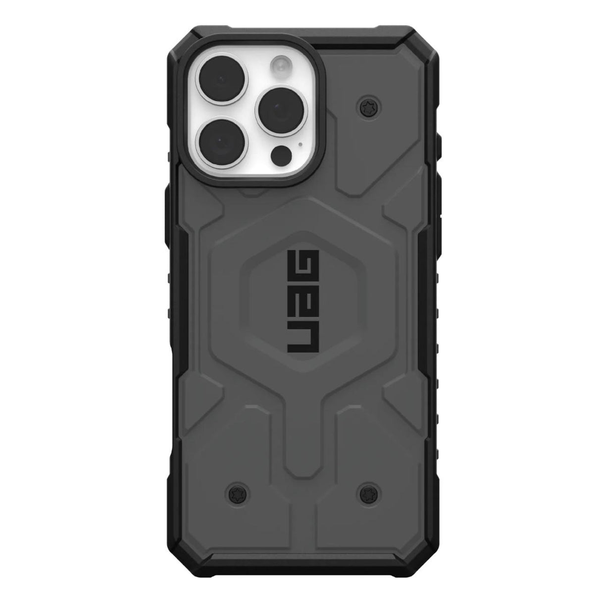 Husa de protectie UAG Pathfinder MagSafe compatibil cu iPhone 16 Pro, Argintiu
