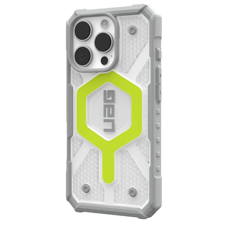 Husa de protectie UAG Pathfinder Clear Magsafe compatibil cu iPhone 16 Pro, Active Neon