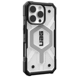 Husa de protectie UAG Pathfinder Clear MagSafe compatibil cu iPhone 16 Pro Max, Ice / Argintiu