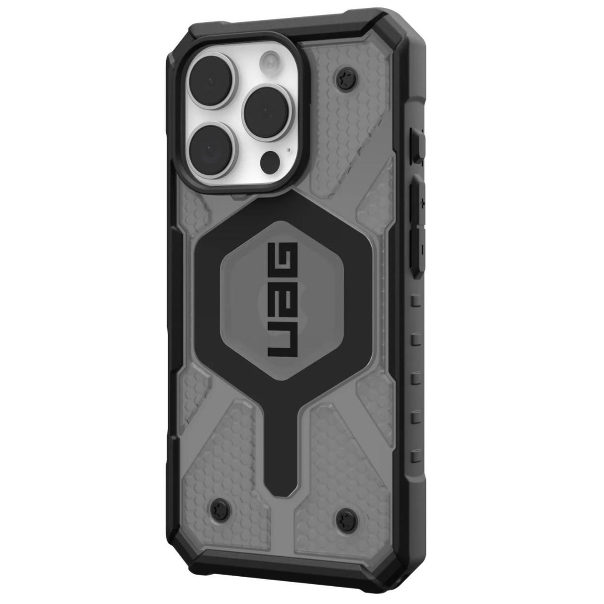 Husa de protectie UAG Pathfinder Clear MagSafe compatibil cu iPhone 16 Pro Max, Ash / Negru