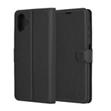 Husa de protectie Techsuit Leather Folio compatibil cu Samsung Galaxy A06, Negru