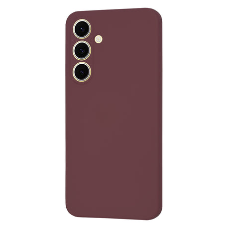 Husa de protectie Techsuit SoftFlex MagSafe compatibil cu Samsung Galaxy S24 FE, Plum Red