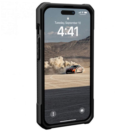 Husa de protectie UAG Monarch compatibil cu iPhone 14 Pro, Carbon Fiber