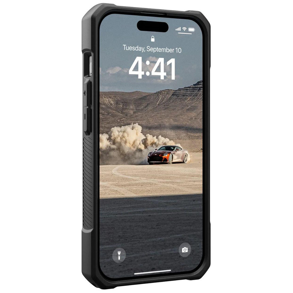 Husa de protectie UAG Monarch compatibil cu iPhone 15 Pro, Kevlar Black