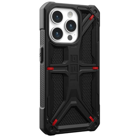 Husa de protectie UAG Monarch compatibil cu iPhone 15 Pro, Kevlar Black