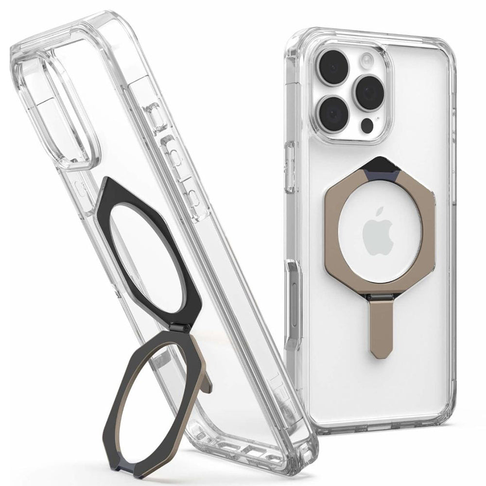 Husa de protectie UAG Plyo XTE MagSafe compatibil cu iPhone 16 Pro, Transparent Titanium