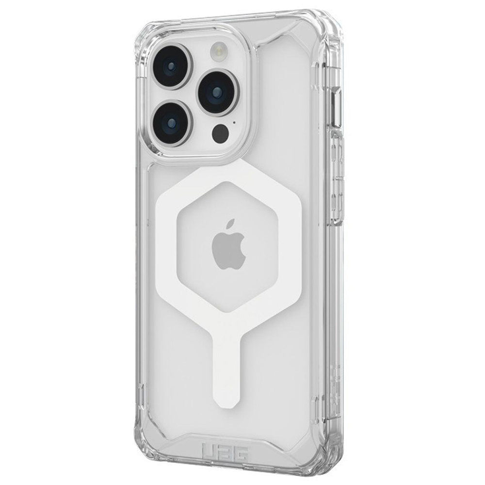 Husa de protectie UAG Plyo MagSafe compatibil cu iPhone 15 Pro, Ice White