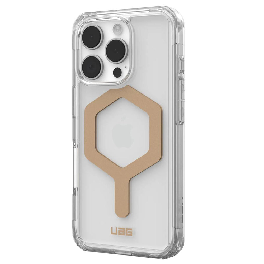 Husa de protectie UAG Plyo MagSafe compatibil cu iPhone 16 Pro, Ice Gold