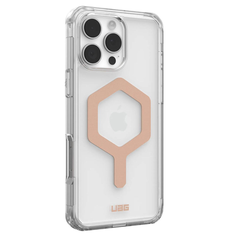Husa de protectie UAG Plyo MagSafe compatibil cu iPhone 16 Pro Max, Ice Rose Gold