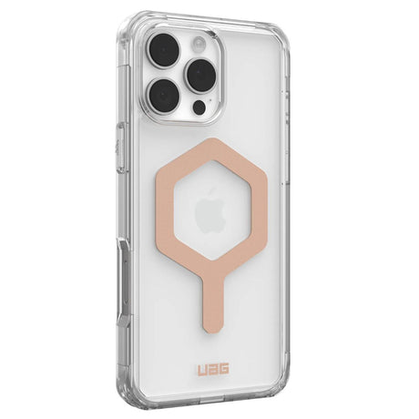 Husa de protectie UAG Plyo MagSafe compatibil cu iPhone 16 Pro Max, Ice Rose Gold