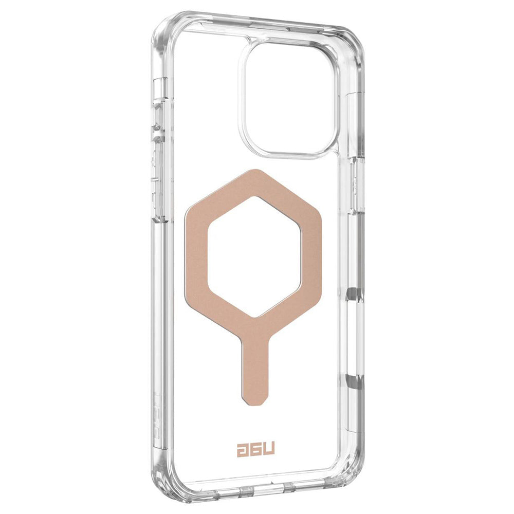 Husa de protectie UAG Plyo MagSafe compatibil cu iPhone 16 Pro Max, Ice Rose Gold