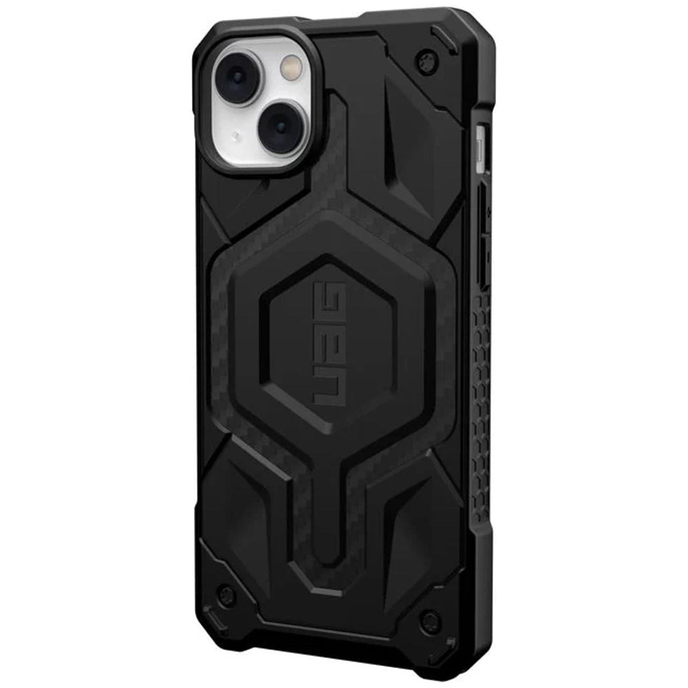 Husa de protectie UAG Monarch Pro MagSafe compatibil cu iPhone 14 Plus, Carbon Fiber