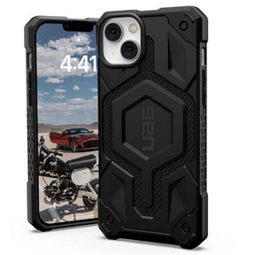 Husa de protectie UAG Monarch Pro MagSafe compatibil cu iPhone 14 Plus, Kevlar Black