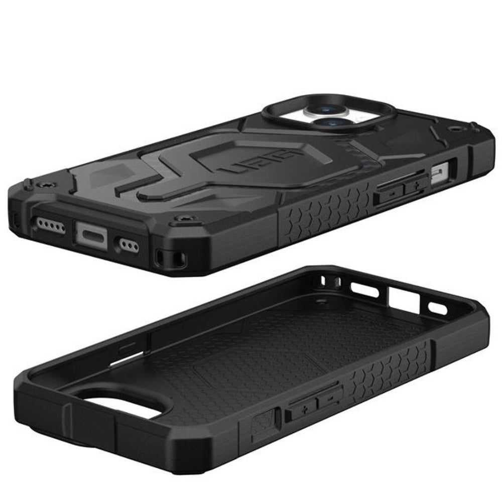 Husa de protectie UAG Monarch Pro MagSafe compatibil cu iPhone 15 Plus, Carbon Fiber