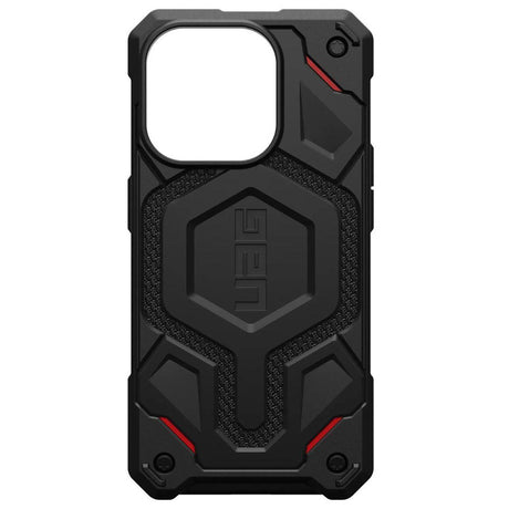 Husa de protectie UAG Monarch Pro MagSafe compatibil cu iPhone 15 Pro, Kevlar Black