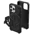 Husa de protectie UAG Monarch Pro MagSafe Bundle compatibil cu iPhone 16 Pro Max, Carbon Fiber / Black Stand